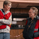 Stephen Merchant and Christopher Walken